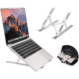 Portable Aluminum 7~15.4 Inch Macbook Laptop Stand Also For Tablet Notebook, Laptops