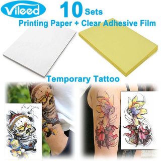 Vileed Print Temporary Tattoo Paper DIY Photo Sticker By Printer